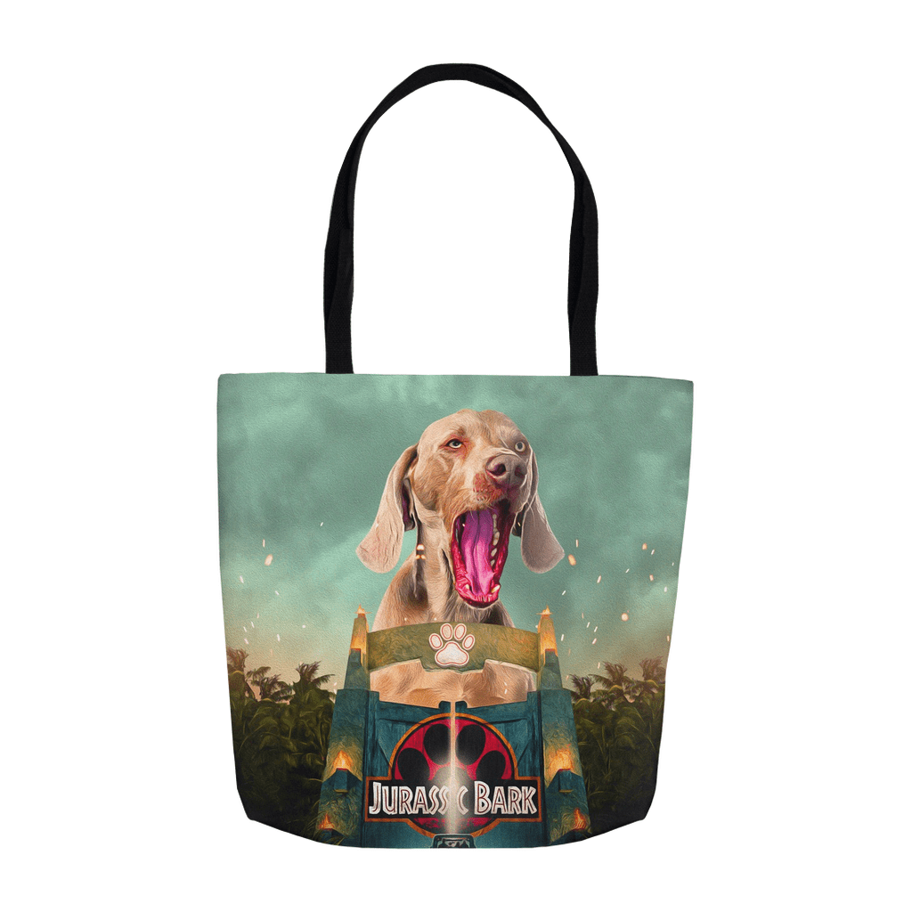 &#39;Jurassic Bark&#39; Personalized Tote Bag