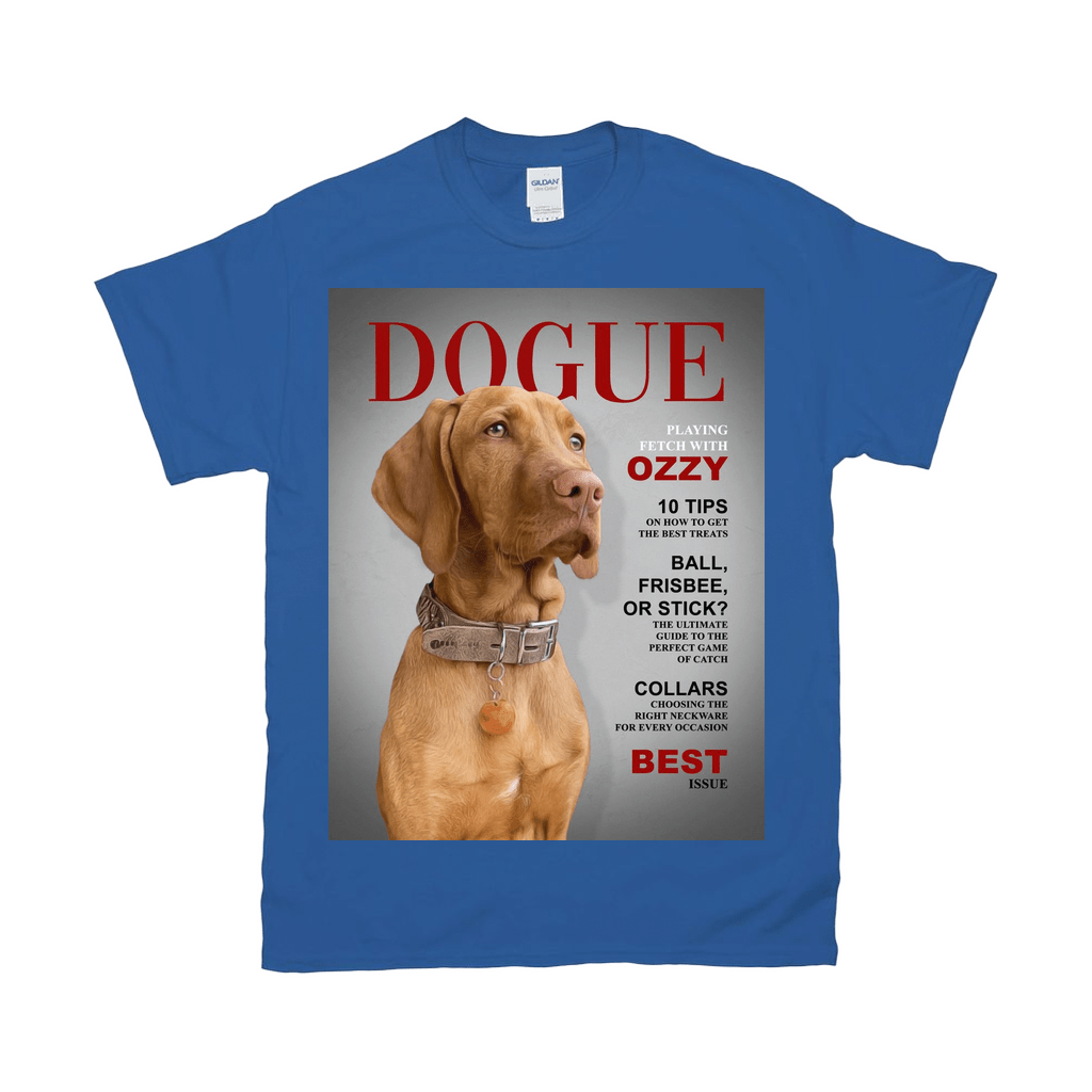 &#39;Dogue&#39; Personalized Pet T-Shirt