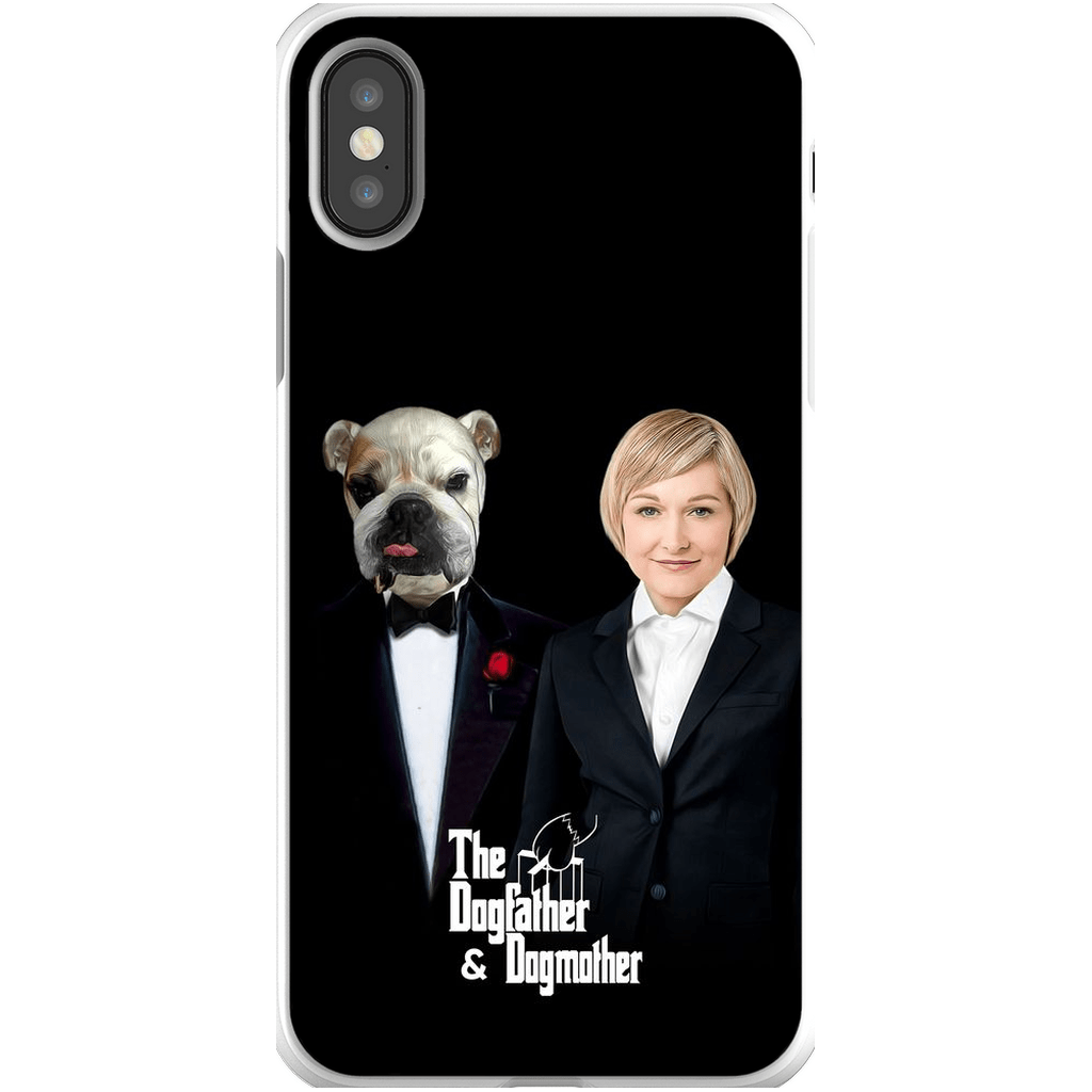 &#39;The Dogfather &amp; Dogmother&#39; Personalized Pet/Human Phone Case