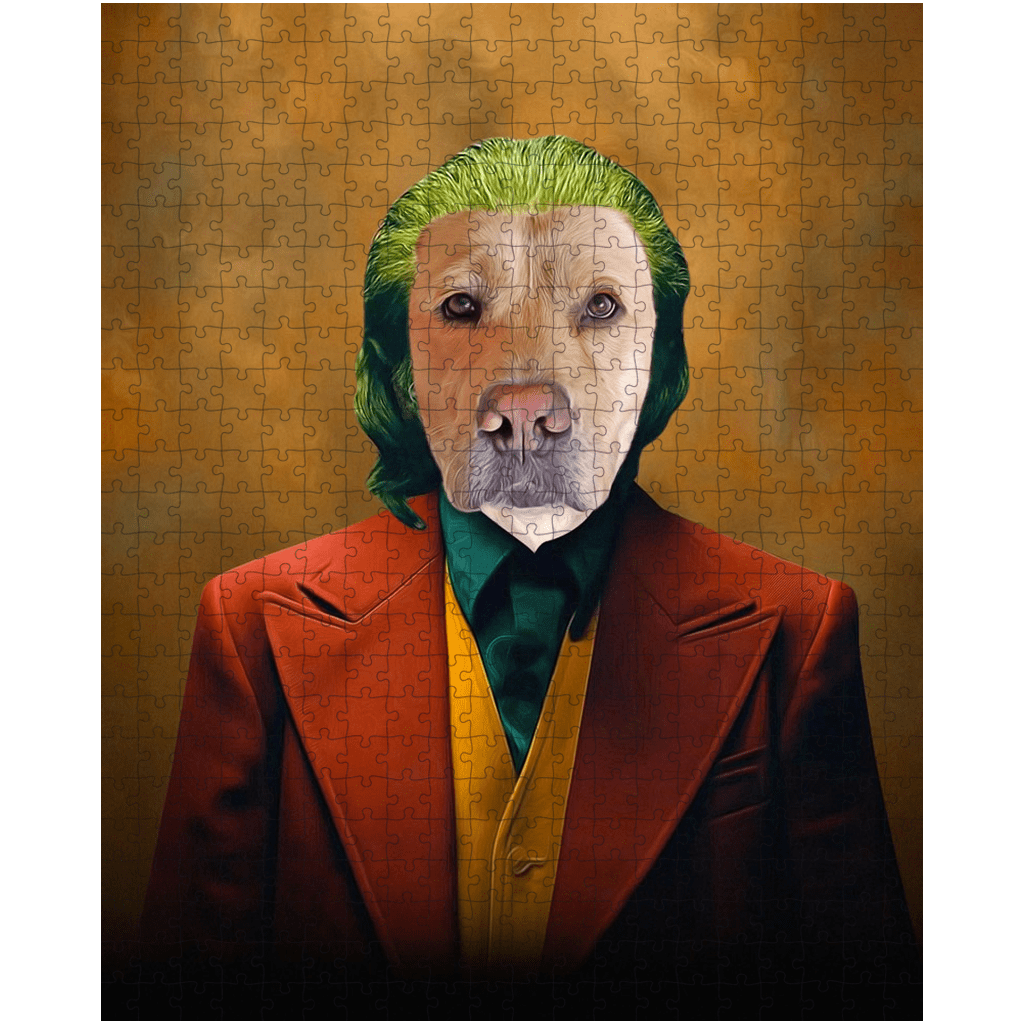 &#39;Joker Doggo&#39; Personalized Pet Puzzle