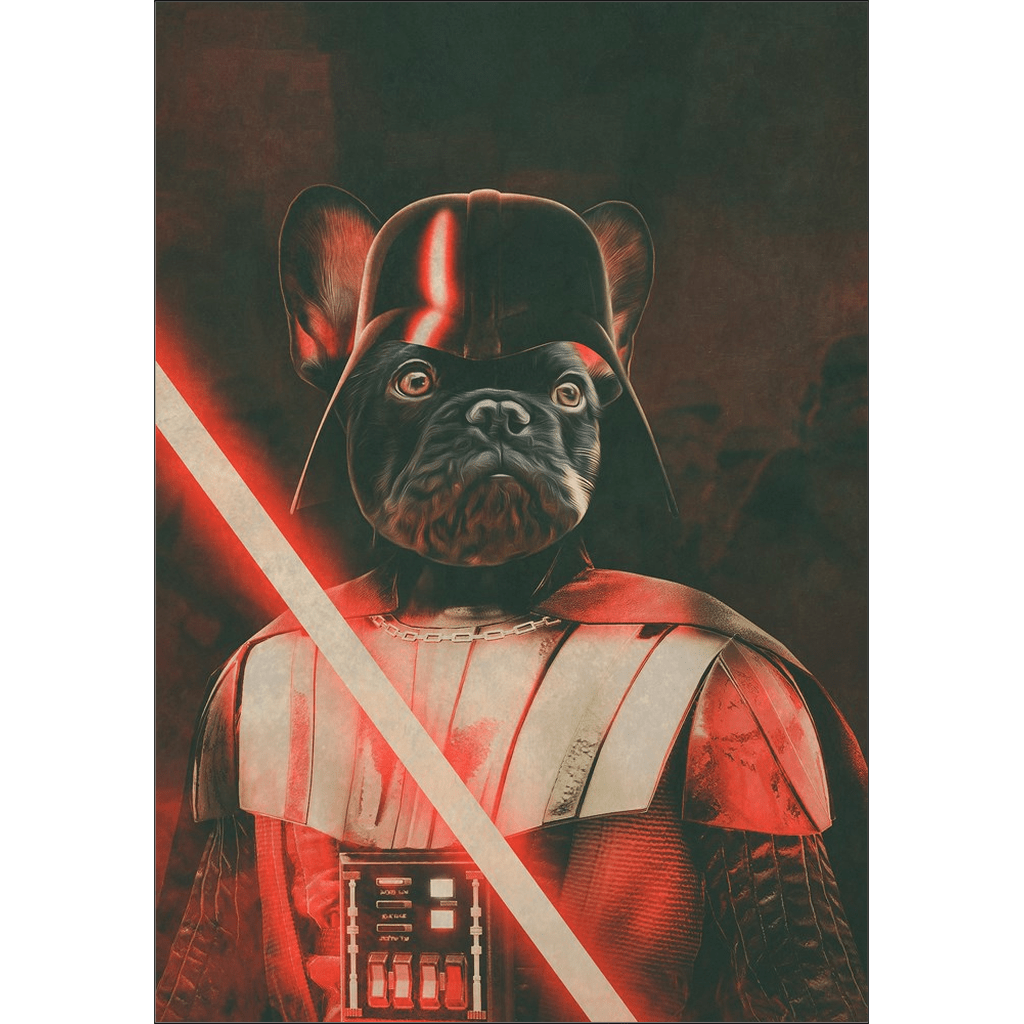 Darth Woofer Personalized Dog Poster – doggovinci