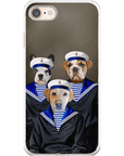 'The Sailors' Personalized 3 Pet Phone Case