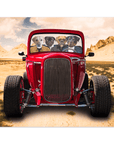 'The Hot Rod' Personalized 4 Pet Poster