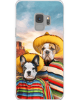 '2 Amigos' Funda personalizada para teléfono con 2 mascotas