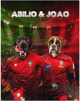 Puzzle personalizado de 2 mascotas 'Pergos de Portugal'