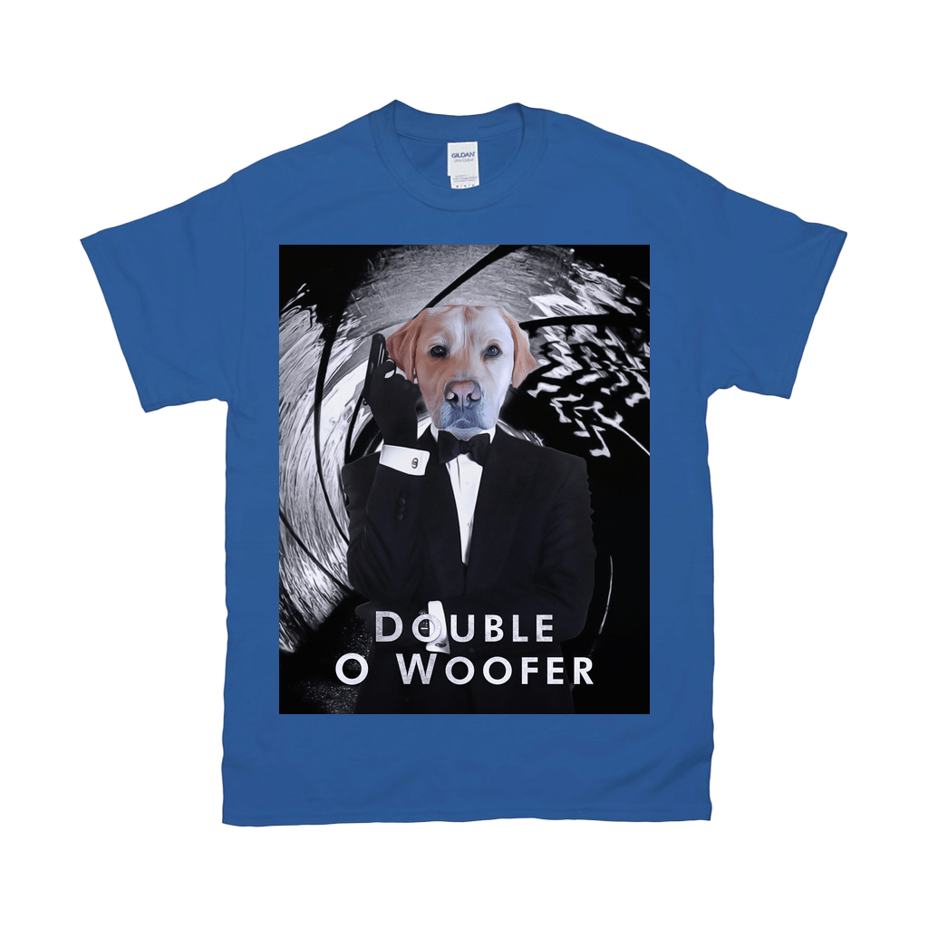 Camiseta personalizada para mascotas &#39;Double O Woofer&#39; 