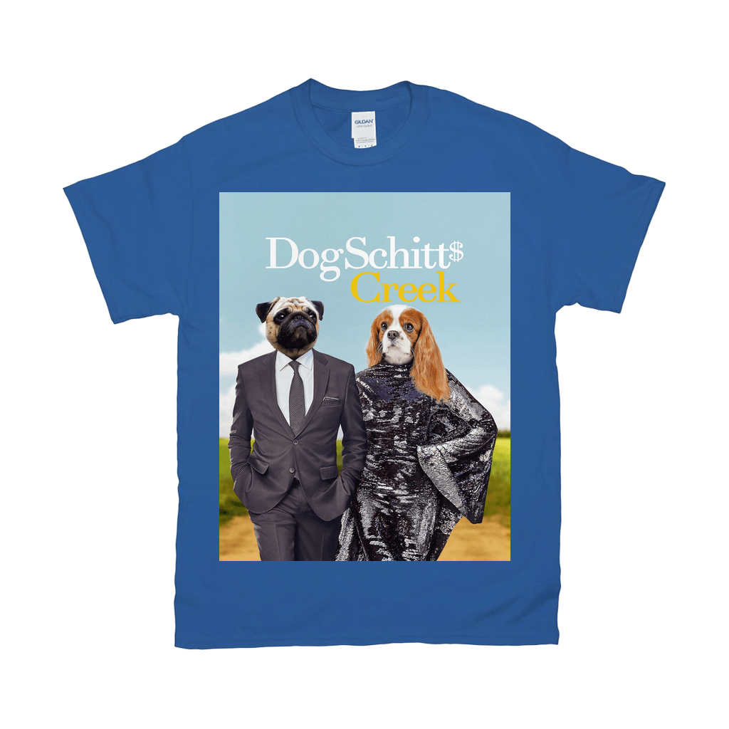 Camiseta personalizada para 2 mascotas &#39;DogSchitt&#39;s Creek&#39; 
