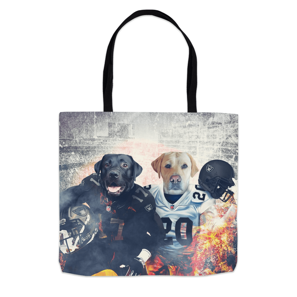 &#39;Las Vegas Doggos&#39; Personalized 2 Pet Tote Bag