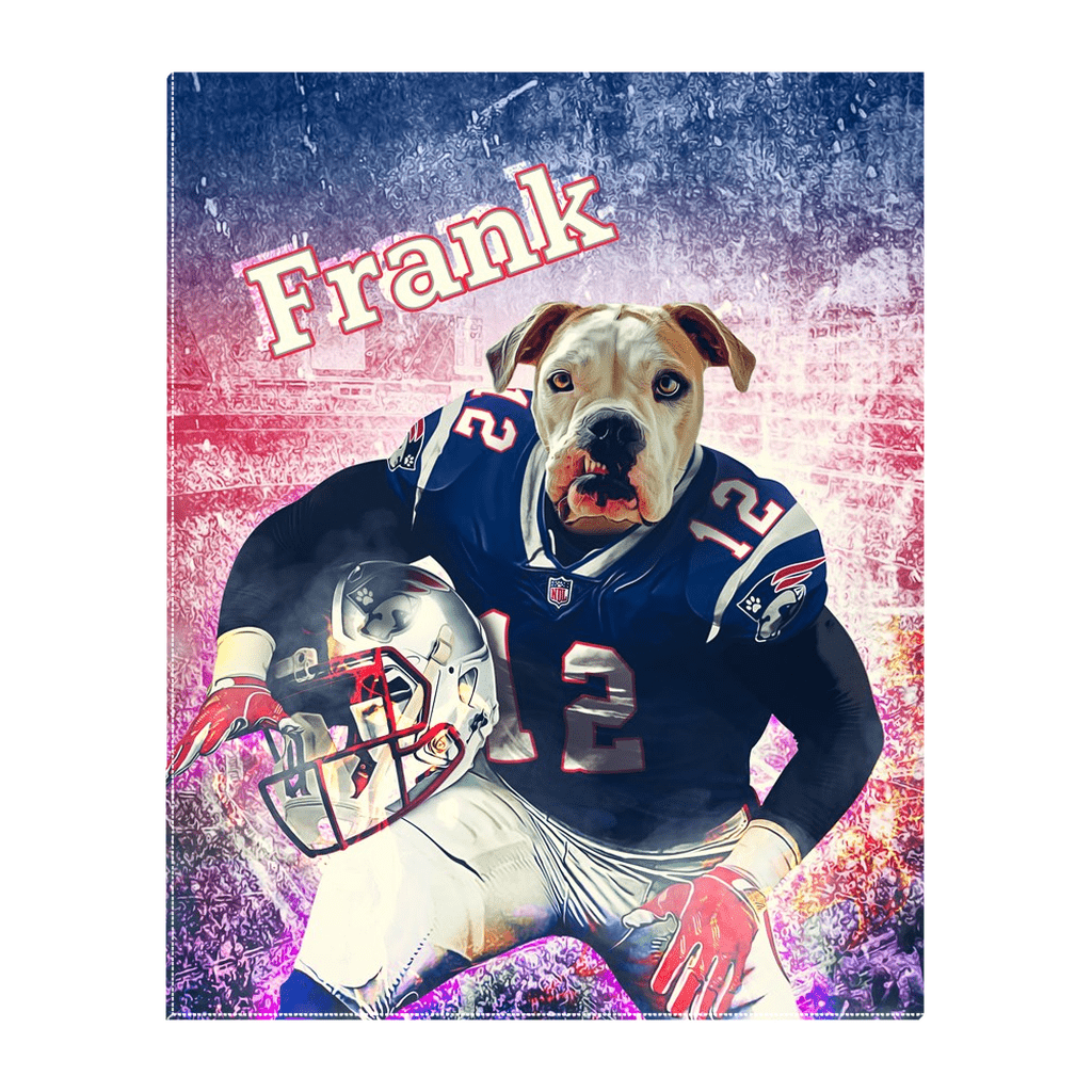 &#39;New England Doggos&#39; Personalized Pet Standing Canvas