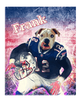 'New England Doggos' Personalized Pet Standing Canvas