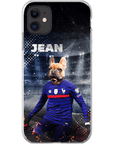 Funda para teléfono personalizada 'France Doggos Soccer'