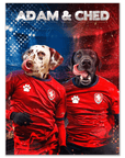 'Czech Doggos' Personalized 2 Pet Poster