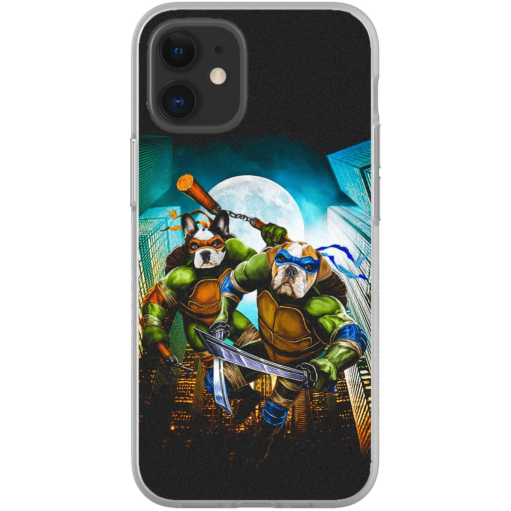 &#39;Teenage Mutant Ninja Doggos&#39; Personalized 2 Pet Phone Case