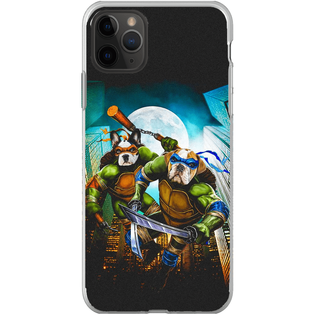 &#39;Teenage Mutant Ninja Doggos&#39; Personalized 2 Pet Phone Case