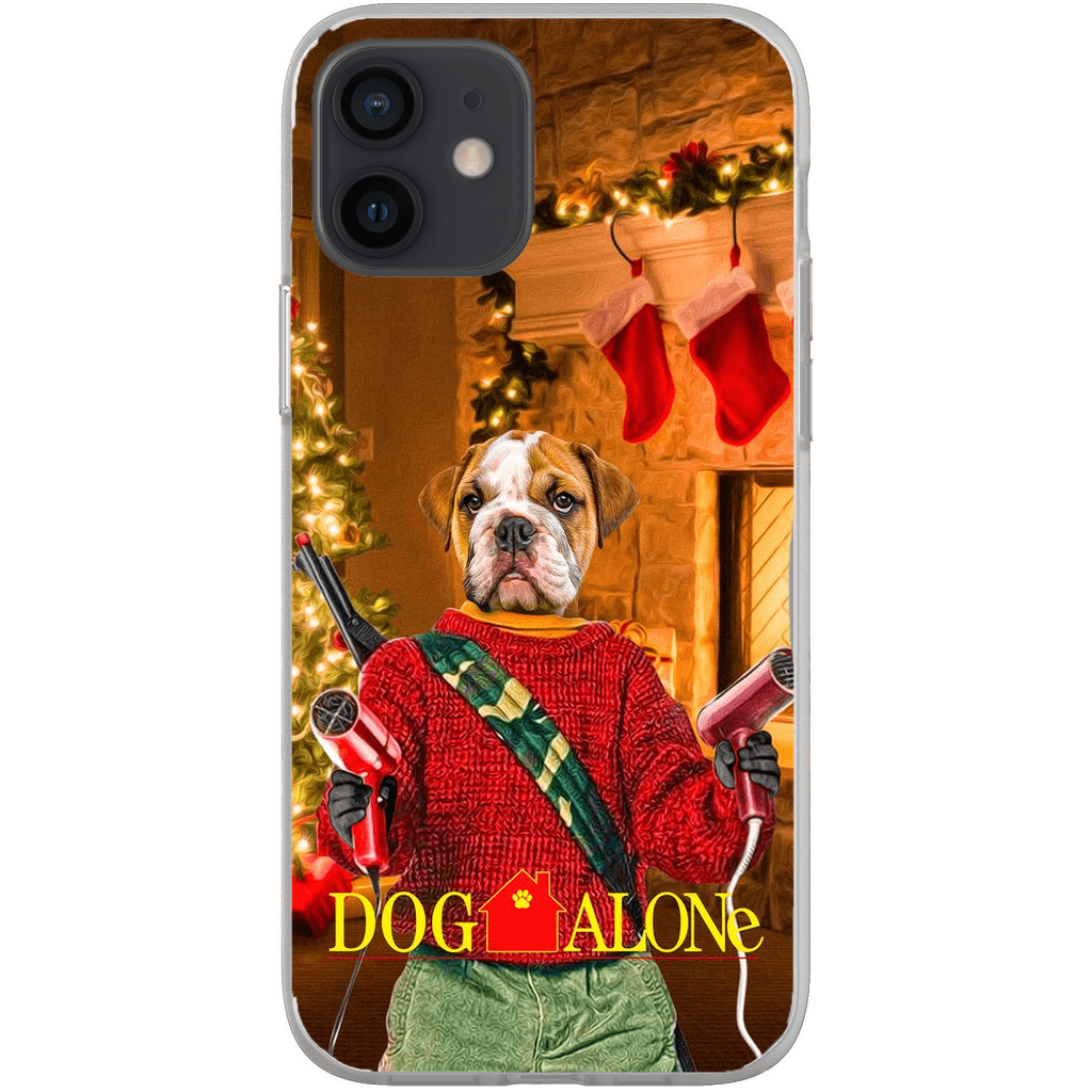 &#39;Dog Alone&#39; Personalized Phone Case