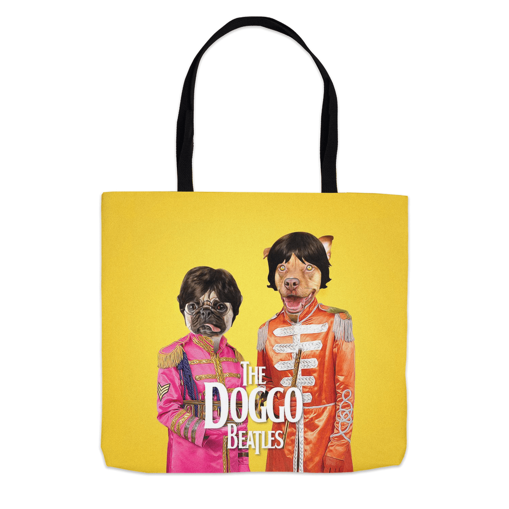 &#39;The Doggo Beatles&#39; Personalized 2 Pet Tote Bag