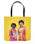 'The Doggo Beatles' Personalized 2 Pet Tote Bag