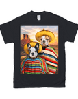 Camiseta personalizada para 2 mascotas '2 Amigos' 
