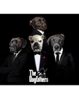'The Dogfathers' Personalized 4 Pet Poster