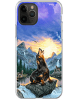 'The Retro Wolf' Personalized Phone Case