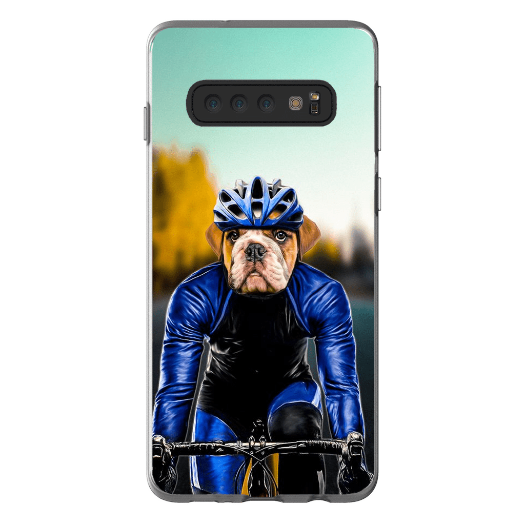 &#39;The Male Cyclist&#39; Personalized Phone Case