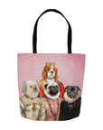 'The Royal Ladies' Personalized 4 Pet Tote Bag