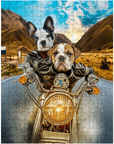 'Harley Wooferson' Personalized 2 Pet Puzzle
