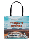 Bolsa de tela personalizada para 2 mascotas 'Thelmutt y Borkise'