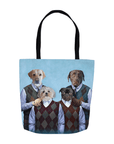 'Step Doggos and Doggette' Personalized 4 Pet Tote Bag