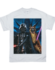 'Darth Woofer & Jedi-Doggo' Personalized 2 Pet T-Shirt