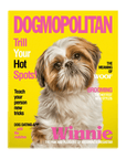 Lienzo personalizado para mascotas 'Dogmopolitan'