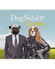 'DogSchitt's Creek' Personalized 2 Pet Blanket