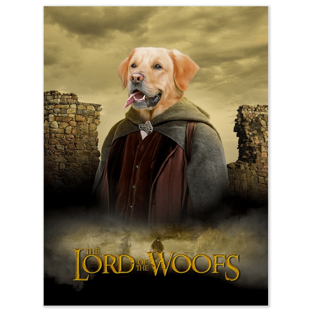 'Lord Of The Woofs' Personalized Dog Poster