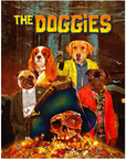 'The Doggies' Personalized 4 Pet Puzzle