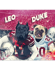 'Wisconsin Doggos' Personalized 2 Pet Poster