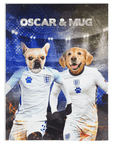 'England Doggos' Personalized 2 Pet Blanket