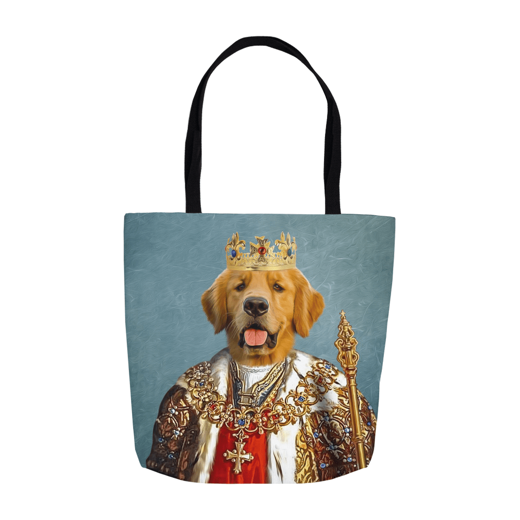 &#39;The King&#39; Personalized Tote Bag