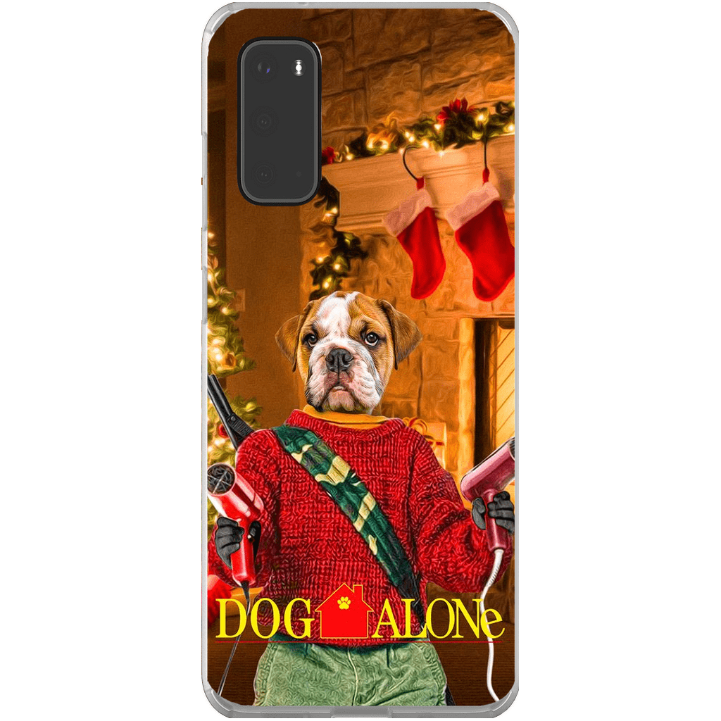 &#39;Dog Alone&#39; Personalized Phone Case