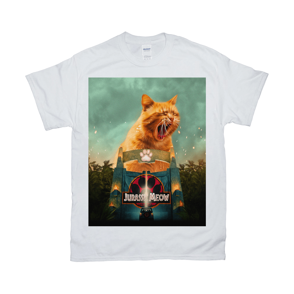 &#39;Jurassic Meow&#39; Personalized Pet T-Shirt
