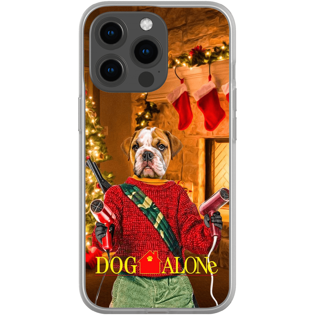 'Dog Alone' Personalized Phone Case – doggovinci