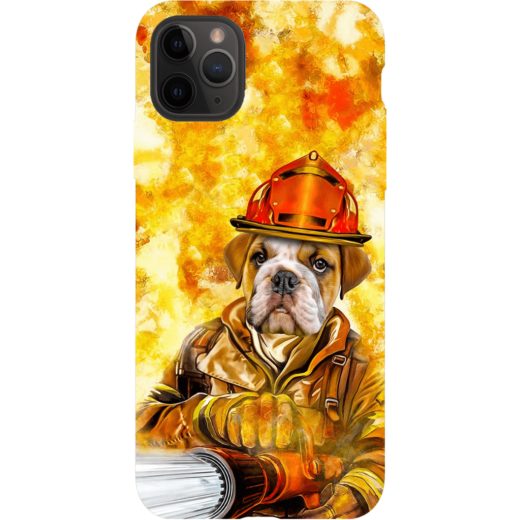 &#39;The Firefighter&#39; Personalized Phone Case