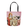 Load image into Gallery viewer, &#39;The Royal Ladies&#39; Personalized 3 Pet Tote Bag