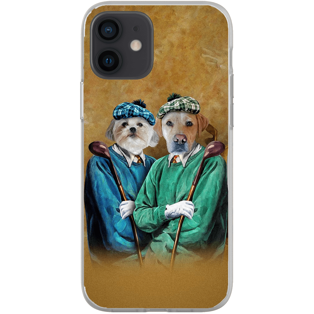 &#39;The Golfers&#39; Personalized 2 Pet Phone Case