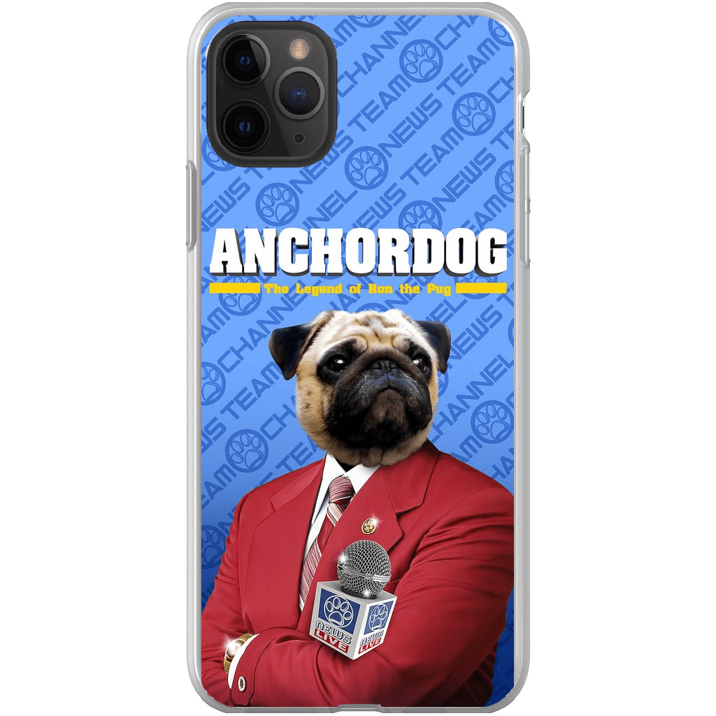 &#39;Anchordog&#39; Personalized Phone Case