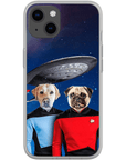 'Doggo-Trek' Personalized 2 Pet Phone Case