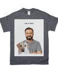 Personalized Modern Pet & Human T-Shirt