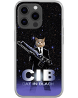 'Cat in Black' Personalized Phone Case