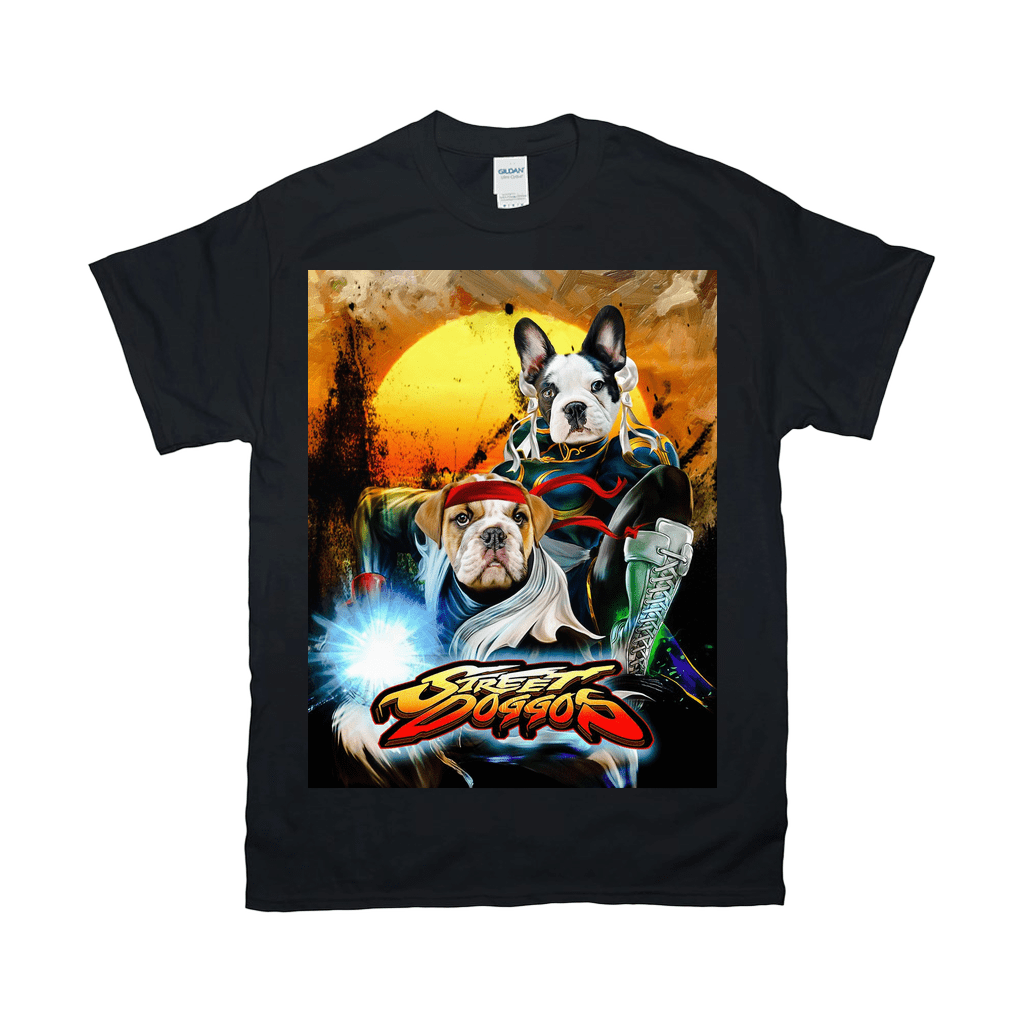 &#39;Street Doggos 2&#39; Personalized 2 Pet T-Shirt