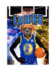 'Golden State Doggos' Personalized Pet Standing Canvas