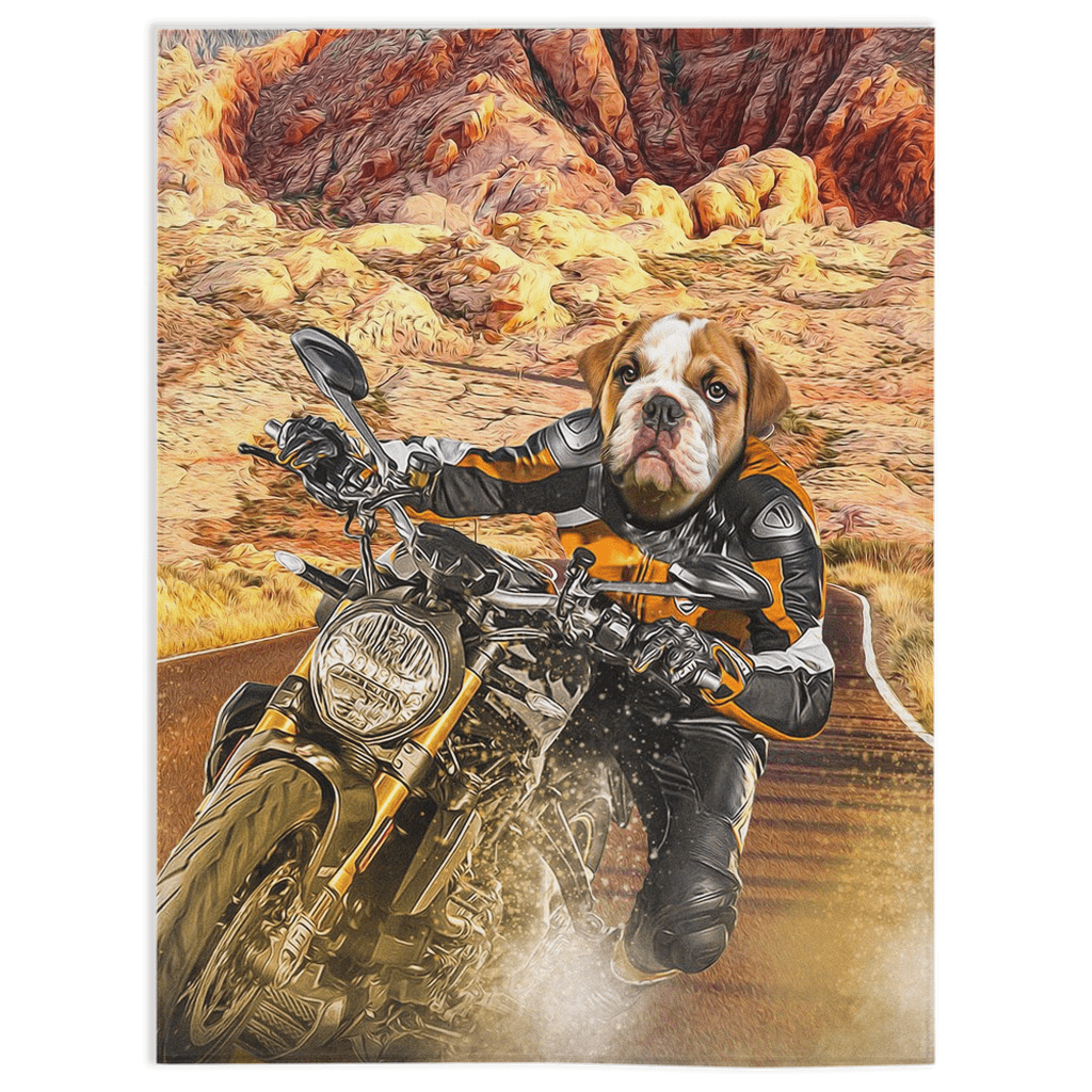 Manta personalizada para mascotas &#39;Dogati Rider&#39;